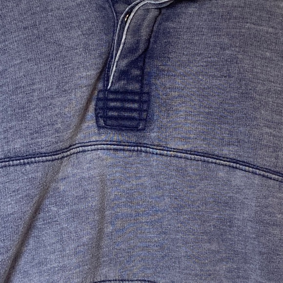 SVRN Code Navy Distressed Washed 1/4 Snap Pullover - Picture 5 of 10